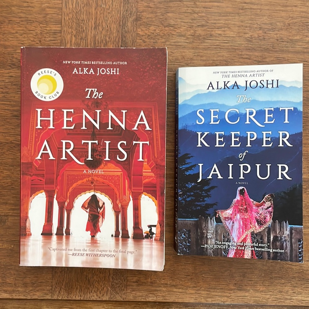 The Henna Artist and The Secret Keeper of Jaipur by Alka Joshi Paperback Books